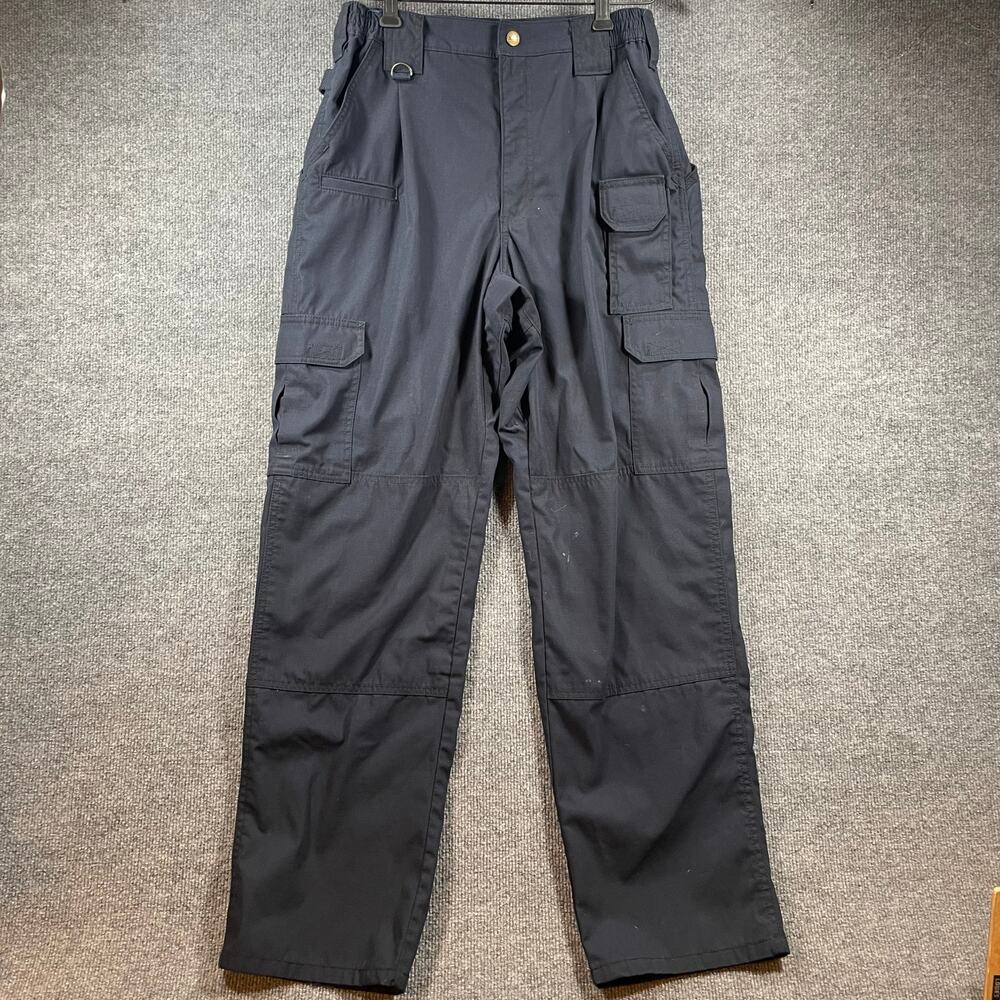5.11 Tactical Ripstop Pants Men's 32X32 Actual (29X31) Unstretched Navy Blue